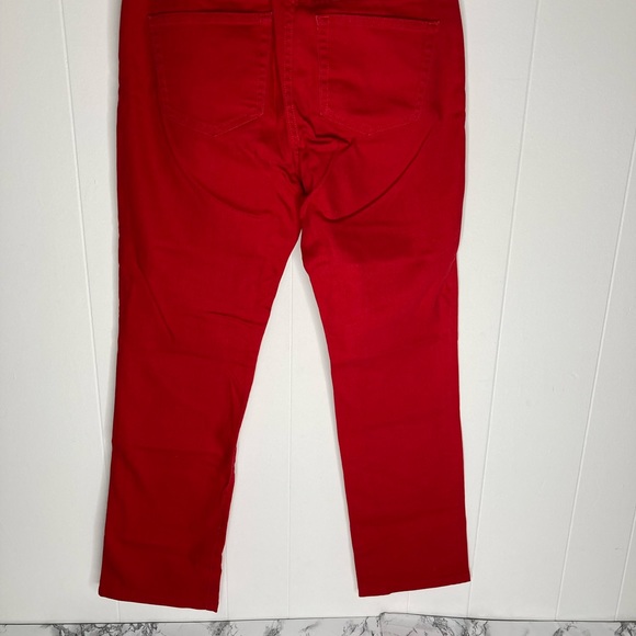 CHAPS Denim Red Daniella curvy fit jeans size 4 like new! - Picture 3 of 15
